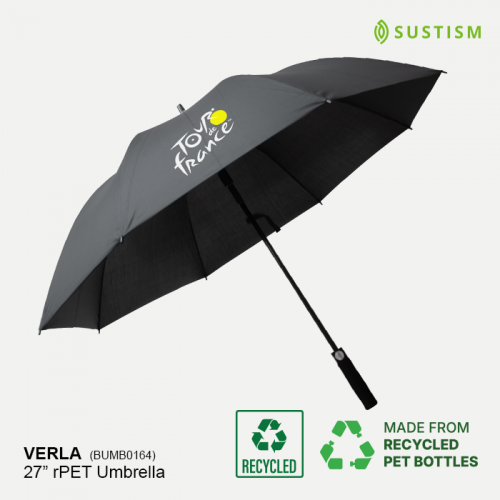Verla 27” Auto Open rPET Umbrella Verla 27” Auto Open rPET Umbrella