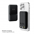 AIRCHARGE Wireless Power Bank with Fast Charge and Build-in Cables AIRCHARGE Wireless Power Bank with Fast Charge and Build-in Cables